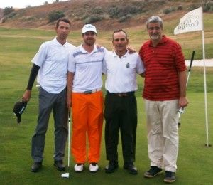 De izquierda a derecha: JM Martínez Cerezo, Iván Trijueque, Francisco Vega y Lucio Cotella