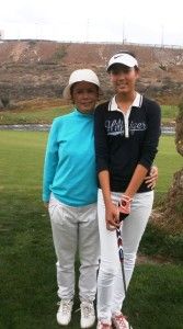 Pareja ganadora de la categoría femenina